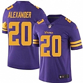 Nike Men & Women & Youth Vikings 20 Mackensie Alexander Purple Color Rush Limited Jersey,baseball caps,new era cap wholesale,wholesale hats